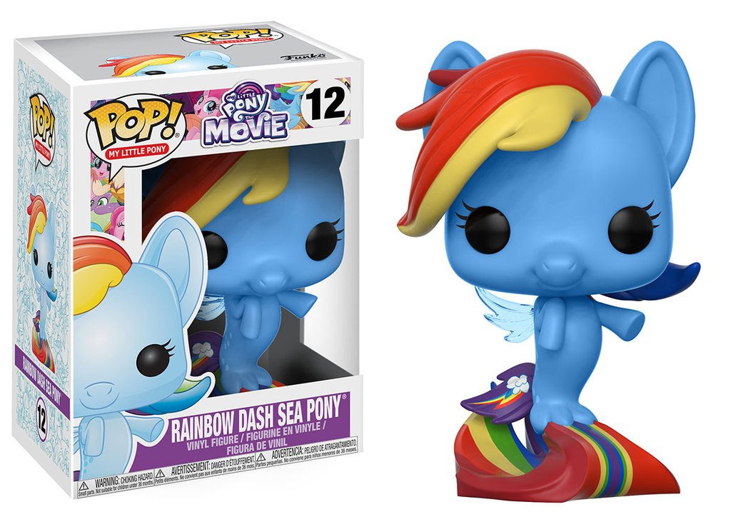 Funko POP My Little Pony Rainbow Dash Sea Pony Figure - #12